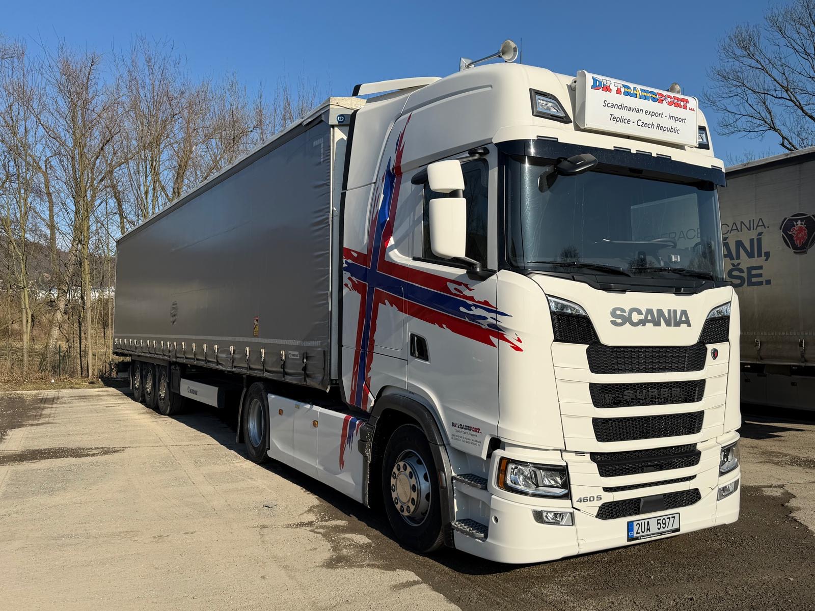 Scania 460 S Super DK Transport v Teplicích