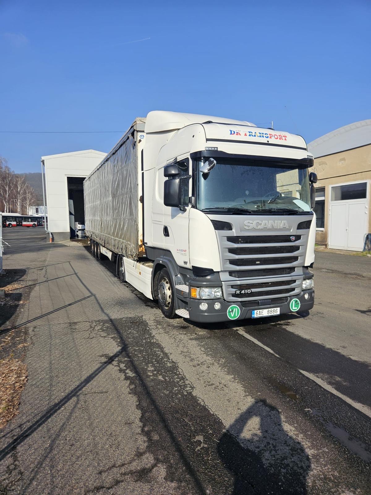 Scania R 410 DK Transport na nakládce